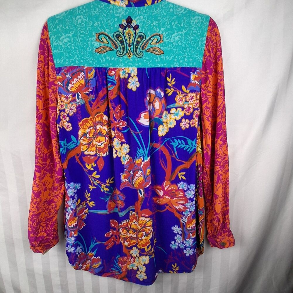 Soft Surrounding Multicolor Multi-Print Button Fr… - image 5